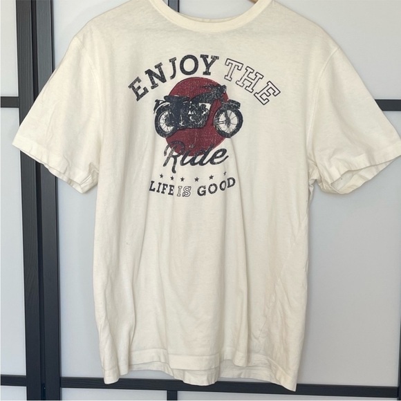 Life is Good ENJOY THE RIDE T-shirt. Men’s large - Picture 2 of 12